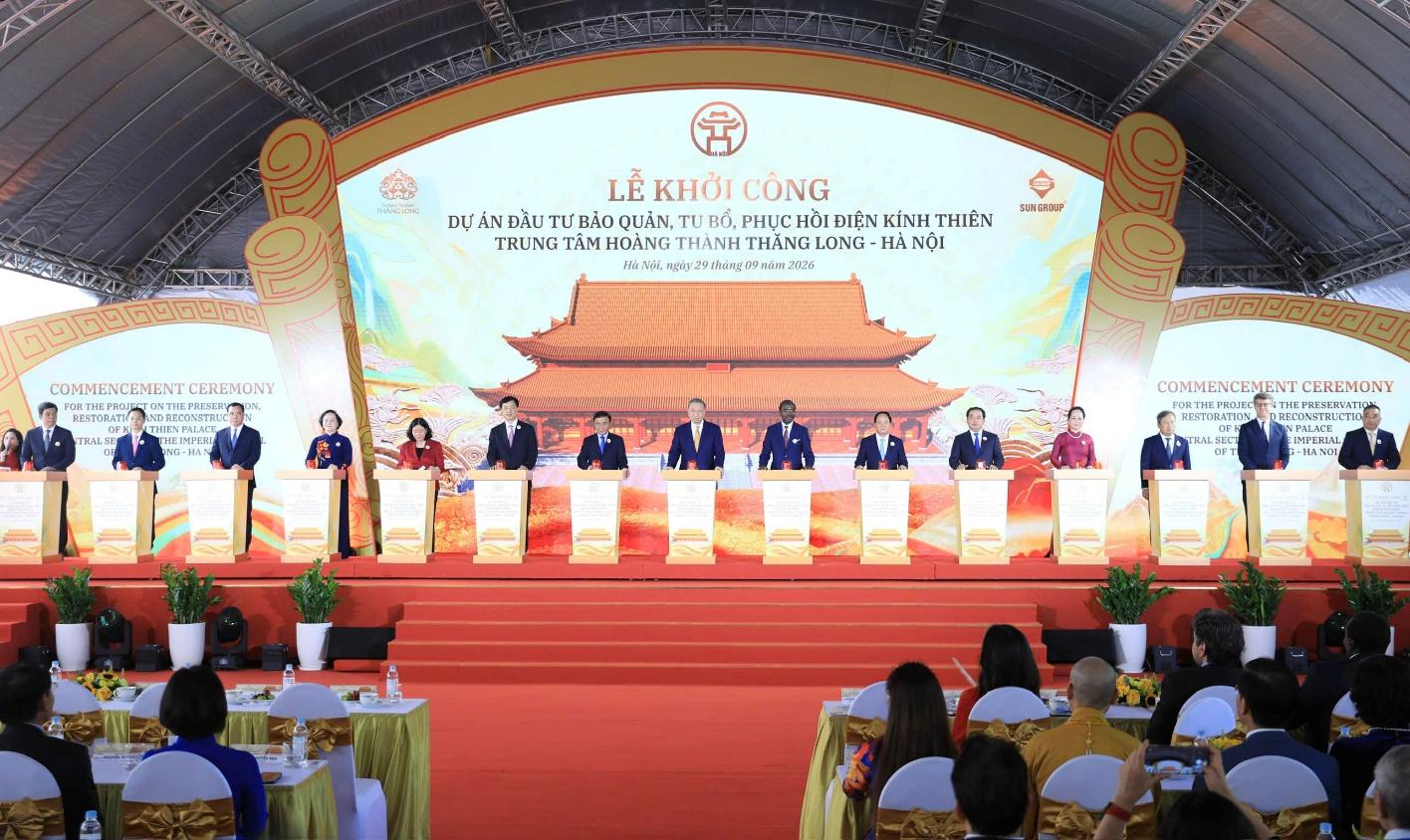 Hà Nội khởi công một công trình đặc biệt quan trọng, Tập đoàn Sun Group sẽ là đơn vị thi công